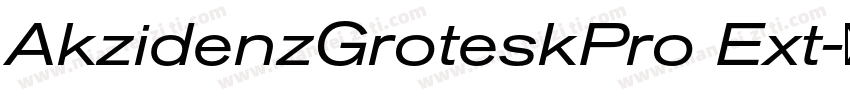 AkzidenzGroteskPro Ext字体转换